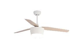 Ventilador Amur Zima Lighting - Blanco Ø132cm LED