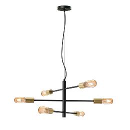 Lampara SOHO - Schuller. 6 luces