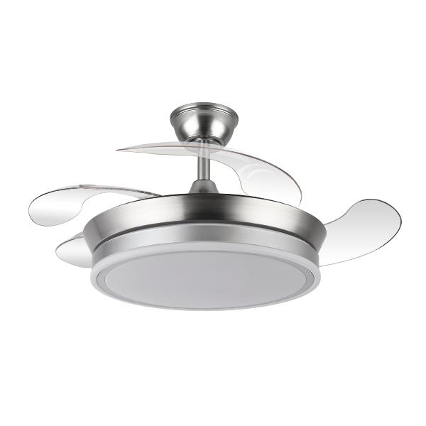 Ventilador BAYOMO Mini Niquel Fabrilamp - Motor DC Ø91cm