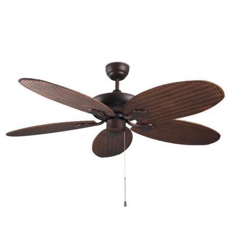 Ventilador Phuket Leds-c4 Marron sin luz 132cm.Ø