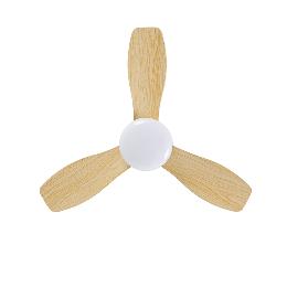 Ventilador Cain Blanco Haya Fabrilamp - Motor DC Ø62cm