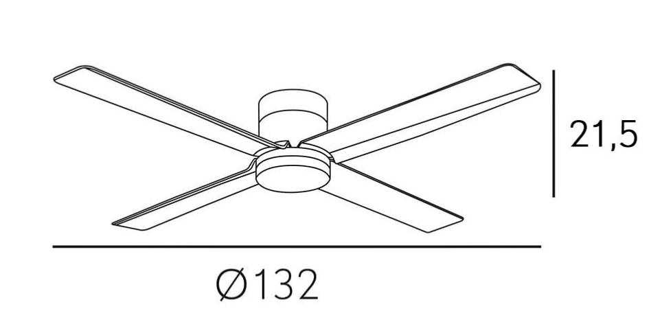 ventilador kona medidas