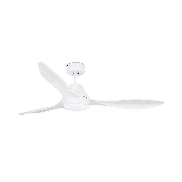 Ventilador POLARIS Blanco FARO - Motor DC luz LED Ø132cm.