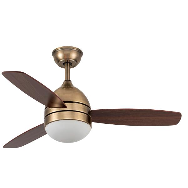 Ventilador MAESTRAL Oro Envejecido Fabrilamp - Motor DC. 107cm.Ø