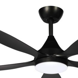 Ventilador Tobarra Negro Fabrilamp - Motor DC Ø132cm