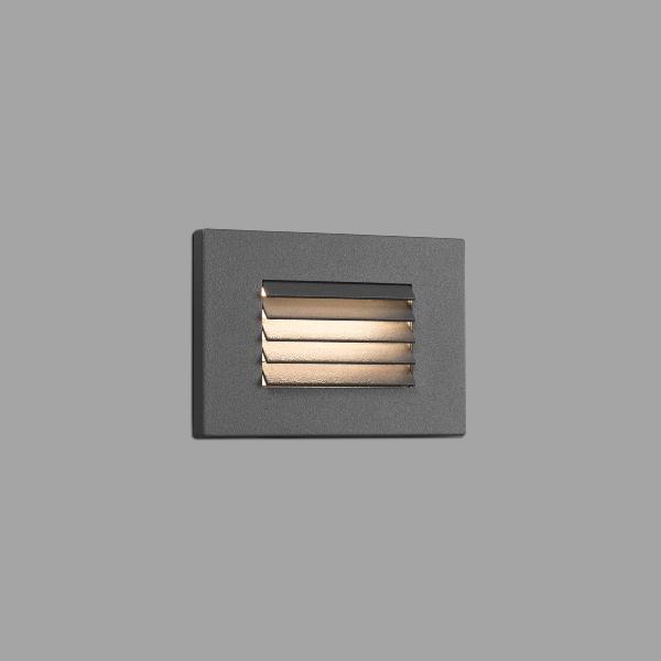 Empotrable de exterior Spark-2 Faro - gris oscuro luz LED