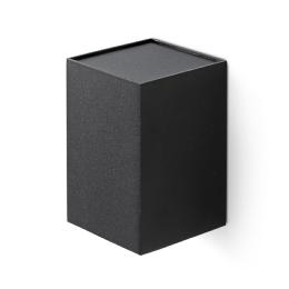 Aplique LUNE cuadrado negro Faro Barcelona 