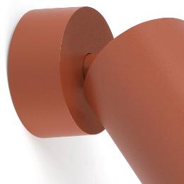 Aplique proyector STAN terracota Faro Barcelona