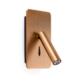 Aplique lector SUAU bronce LED Faro Barcelona