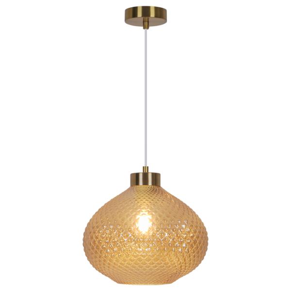 Colgante FLORE latón - ambar - ALEMAR