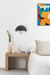 Colgante MARISOL negro LED Faro Barcelona