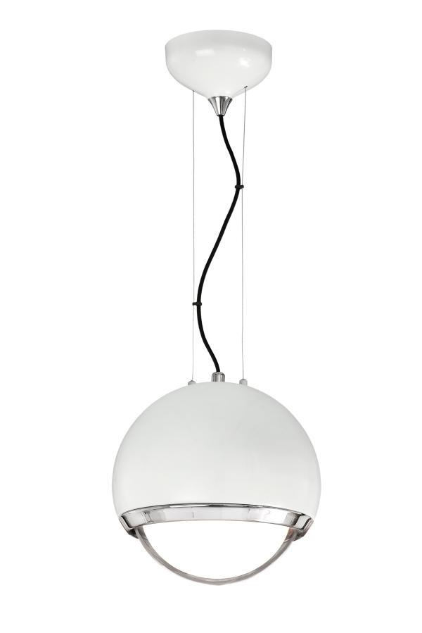 Colgante Acontract-luz. Serie Paris esfera blanca luz LED