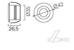 Empotrable mini Serie BIT Leds-c4 LED 