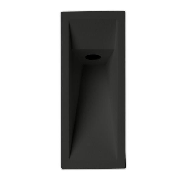Empotrable pared TIL negro LED Faro Barcelona