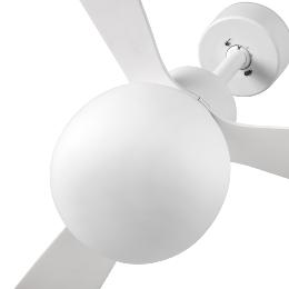 Ventilador AMELIA L BALL Blanco FARO - Motor DC - Luz Led Ø132cm