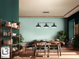 I3-IRIAS- LAMPARA 3L NEGRO-COBRE - ILUMINACION i3 By SCHULLER