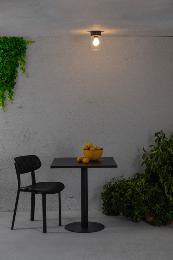 Plafon KILA 200 Plafón gris oscuro transparente Faro