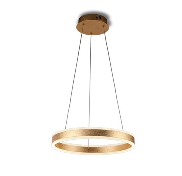 Lampara Helia Schuller - Pan de oro 50cm Ø.  LED