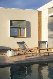 Sobremesa exterior portatil NARA beige Faro Barcelona