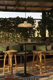 Colgante exterior SAGA beige Faro Barcelona