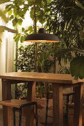 Colgante exterior SAGA negro Faro Barcelona