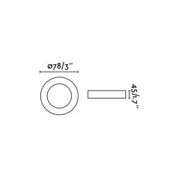 Empotrable NEÓN R blanco Faro Barcelona