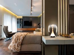 SUSPIRO SOBREMESA CROMO/SMOKY - SCHULLER