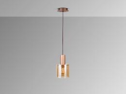 VENIZE LAMPARA 1L COBRE-AMBAR - ILUMINACION i3 By SCHULLER