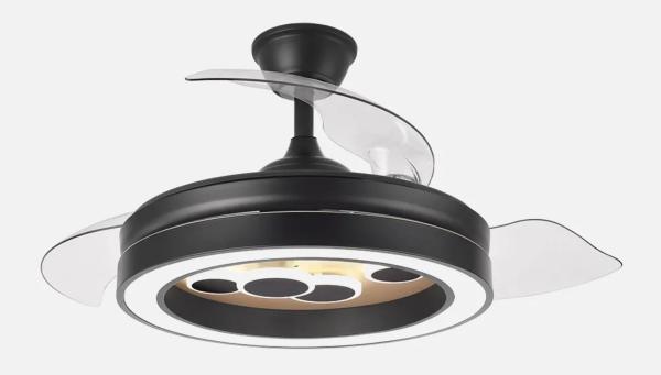 Ventilador Cupido Fabrilamp Negro - Motor DC Ø107cm