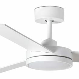 Ventilador BARTH Blanco FARO - Motor DC - Luz LED Ø132cm