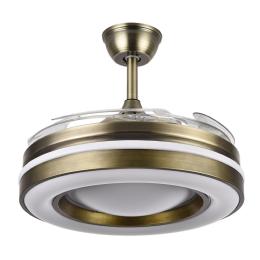 Ventilador KAUS Cuero - Fabrilamp.  Motor DC Ø108cm