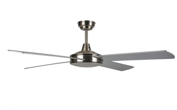 Ventilador sin luz Ostro Niquel Fabrilamp - 132cm.Ø