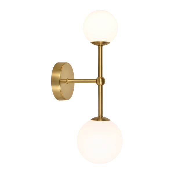 Aplique 2L COSMICA latón 2 x 28w g-9 - ALEMAR