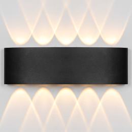 Aplique exterior KING negro led 10w 3000k - ip54 - ALEMAR