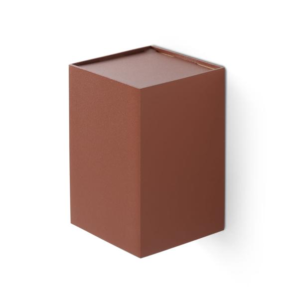 Aplique LUNE cuadrado terracota Faro