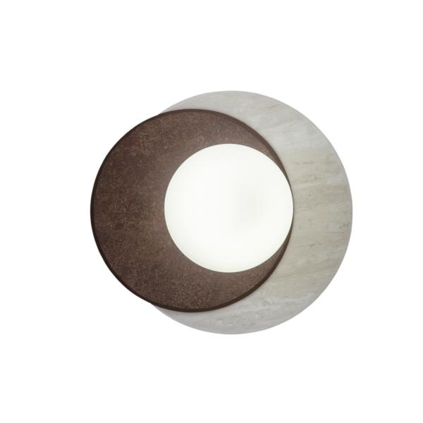 Aplique WANDA marmol/oxido 1 x 60w e-27 - ALEMAR