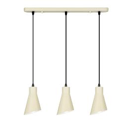 i3-BERA- LAMPARA 3L -CREMA - ILUMINACION i3 By SCHULLER