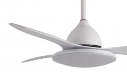 Ventilador YAEL Blanco - Fabrilamp  Motor DC, luz LED Ø122cm