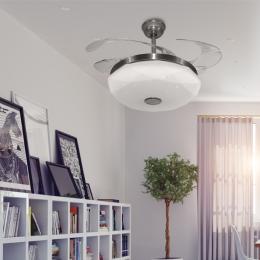 Ventilador Musical Jazz Fabrilamp 107cm. RGB Motor DC