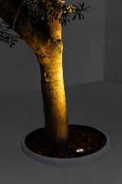 Empotrable suelo orientable TRAS 2L negra Faro