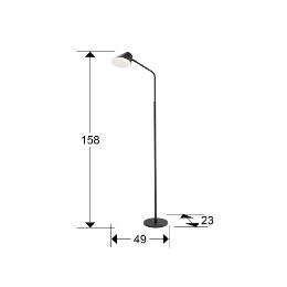 ESINO- PIE SALON 1L NEGRO - SCHULLER