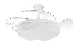 Ventilador Nasim Blanco Fabrilamp - Motor DC Ø107cm