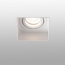 Empotrable Hyde Trimless Faro orientable Cuadrado Blanco 82mm
