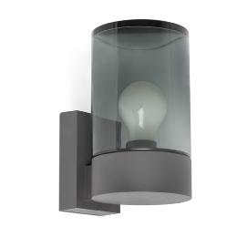 Aplique exterior KILA gris oscuro ahumado Faro