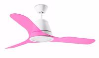 Ventilador techo LED 132 cm. Aspa Fuxia Tiga.  LEDS-C4