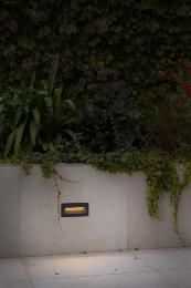 Empotrable Pared MANI LED Gris oscuro Faro