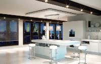 Colgante 6 luces Tiffany Cromo.    MANTRA