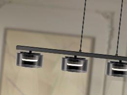 OLAIA- LAMPARA 4L NEGRO-SMOKY - ILUMINACION i3 By SCHULLER