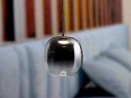 ONICE- LAMPARA 1L NEGRO-SMOKE - SCHULLER