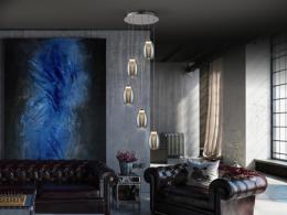 NUEVA NEBULA-LAMPARA 5L CROMO - SCHULLER